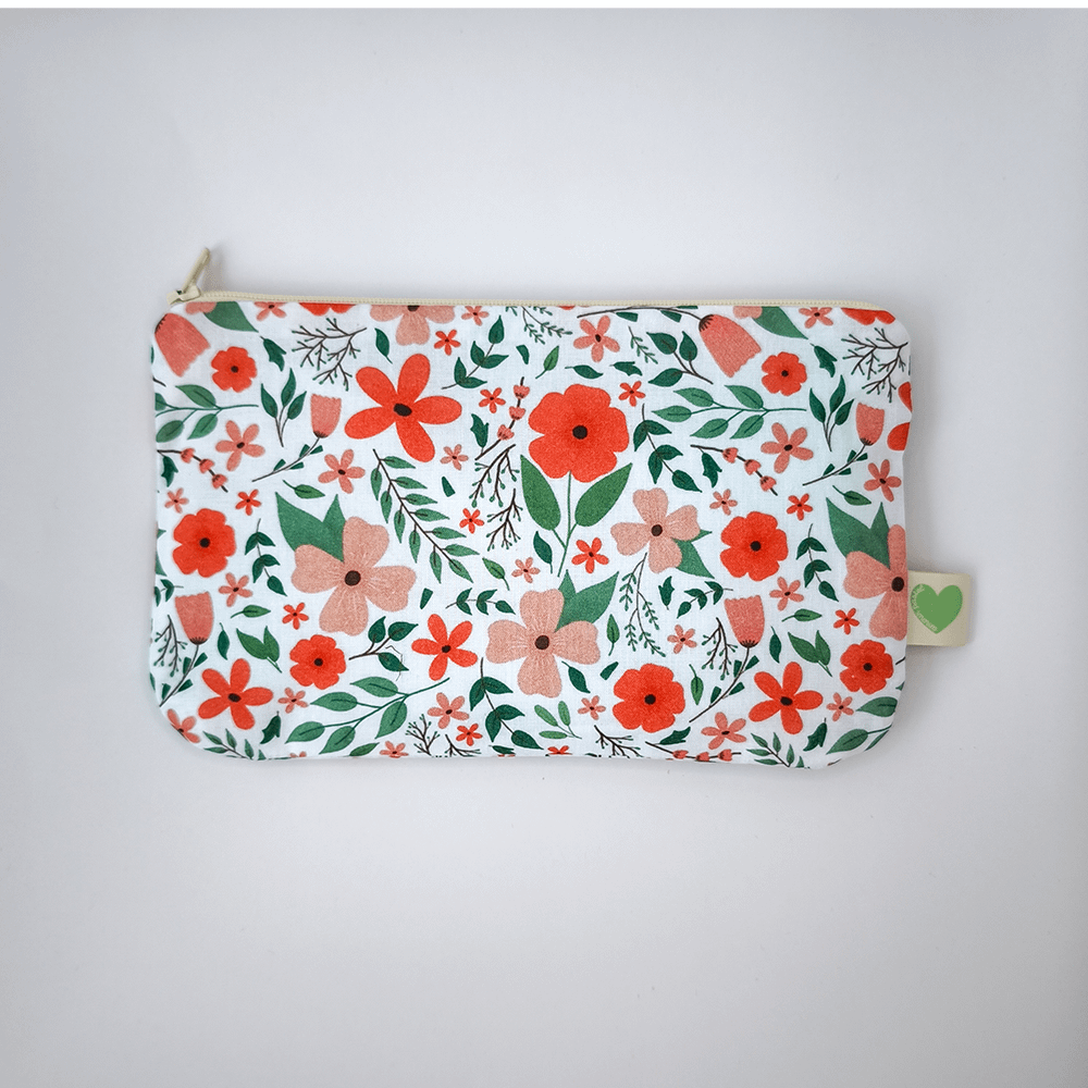 photo de la pochette en tissu jardin anglais sur fond blanc vue de face