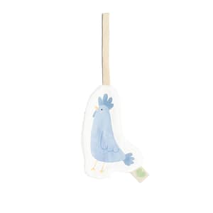 doudou attache-tétine fait main Simone la poule, crée par amour pastel création artisanale et confection de doudou attache tétine et coussin doudou. fabriqué dans notre atelier en France